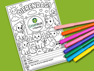 Dierendag kleurwedstrijd!