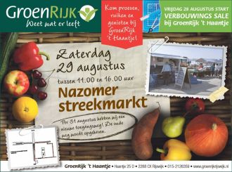 Nazomer Streekmarkt