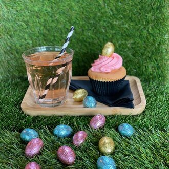 Paascupcake met limonade