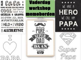 Vaderdag workshop eigen cadeau maken