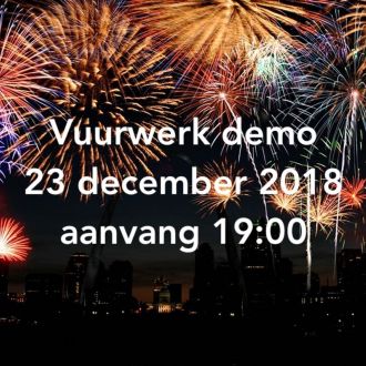 Vuurwerk demo 2018