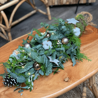 Workshop Kerst tafelstuk/deurhanger maken