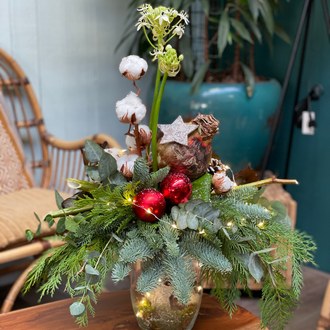 Workshop klassiek kerststuk maken