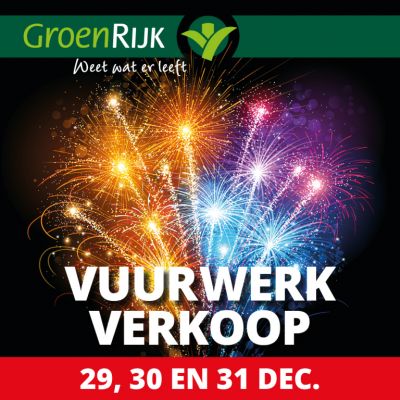 Vuurwerk verkoop bijna van start!