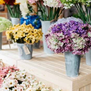 Foambloemen en zijdebloemen